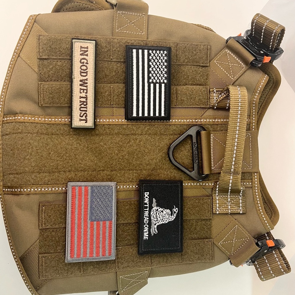 Large Coyote Brown Tactical Dog Vest